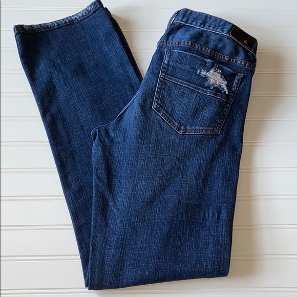 Simply Vera Wang Distressed Jeans - Picture 4 of 5